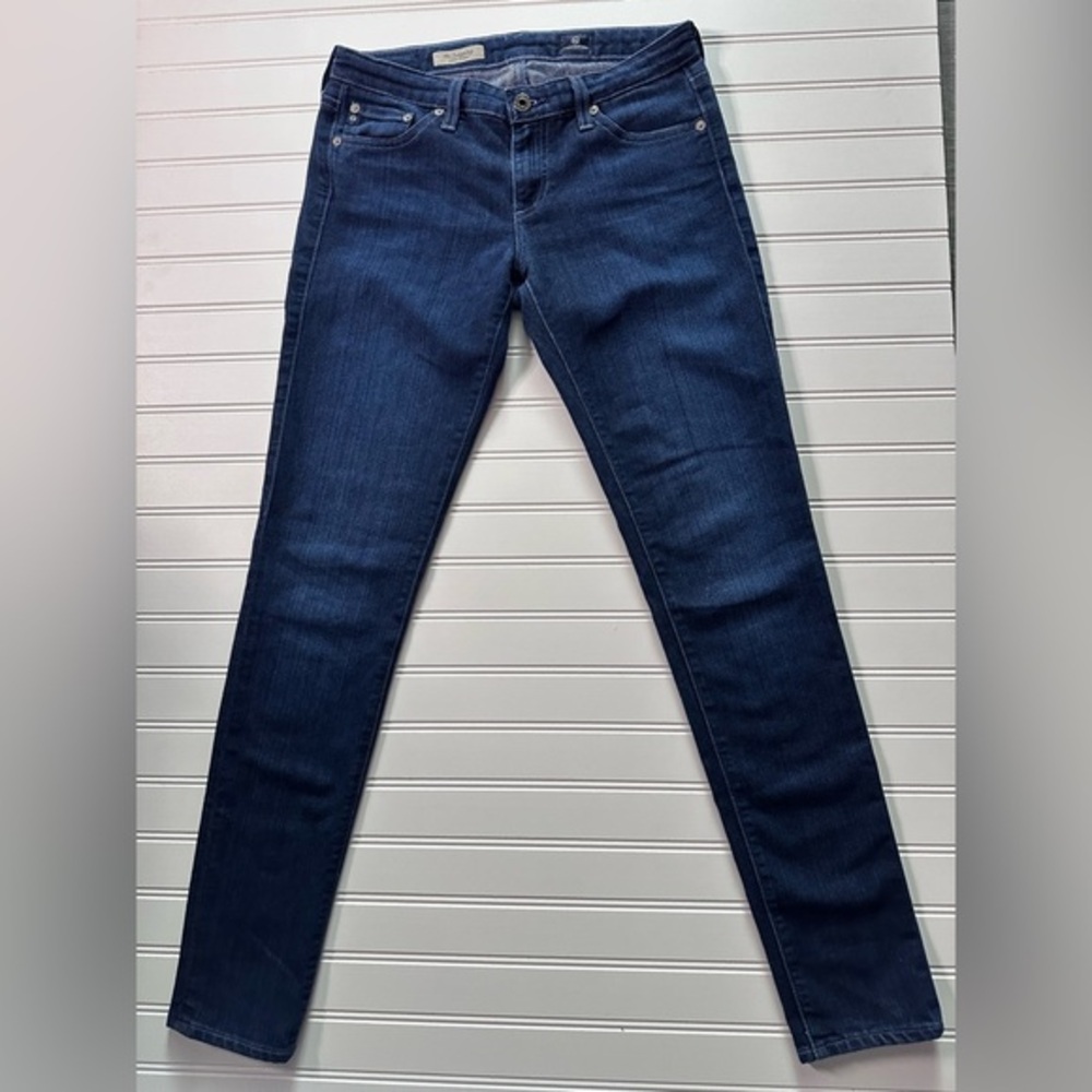 Adriano Goldschmied AG Denim The Legging Ankle Super Skinny Jeans 27R Dark Blue